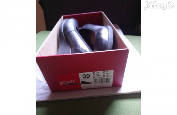 Go soft 39-es fekete női bőrcipő eladó Győrben