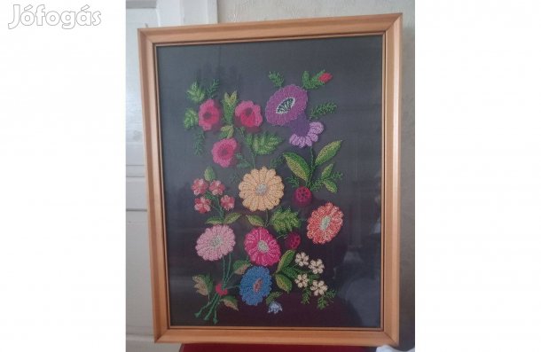 Gobelin falikép keretezve