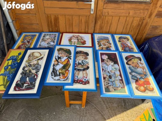 Gobelin kép csomag 14 db