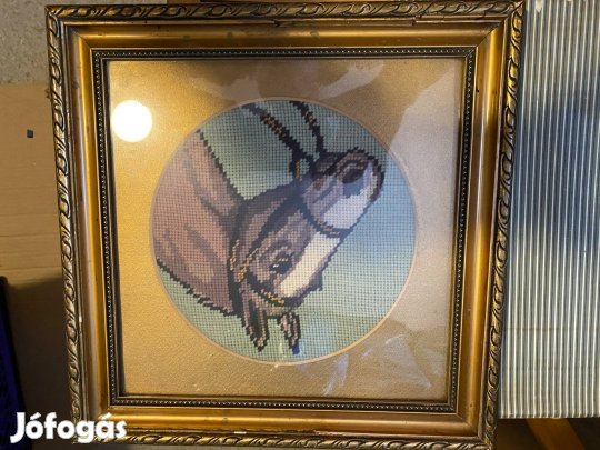 Gobelin kép fa keretben