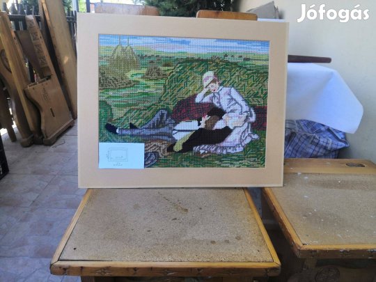 Gobelin kép üveggel