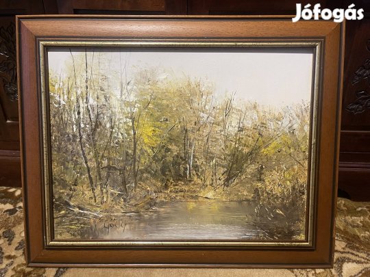 Göcsei József Hajnal II festmény