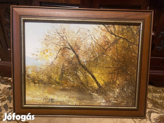 Göcsey József Ősz festmény