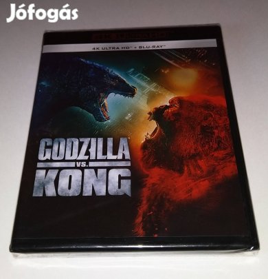 Godzilla Kong ellen 4K UHD + Blu-ray Film - Szinkronos!