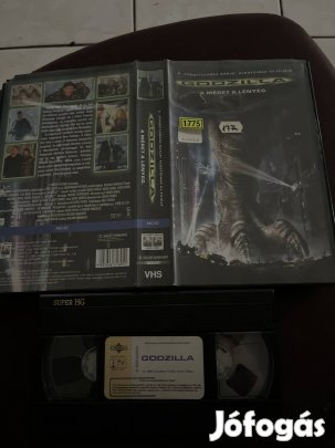 Godzilla akció vhs nagytok 