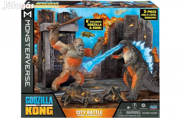 Godzilla vs. King Kong figura szett Monsterverse