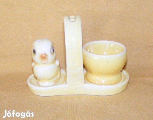 Goebel porcelán csibe sószóró + tojástartó