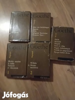 Goethe könyv regények, drámák, versek