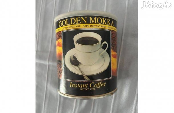 Golden mokka retro kávésdoboz