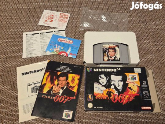 Goldeneye 007 Nintendo 64 dobozos, szép állapot