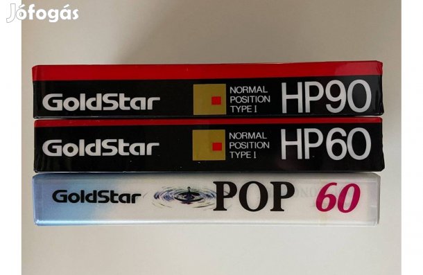 Goldstar 1989-93 bontatlan, új magnókazetta, audio kazetta