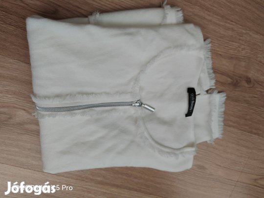 Gollehaug fehér női kardigán