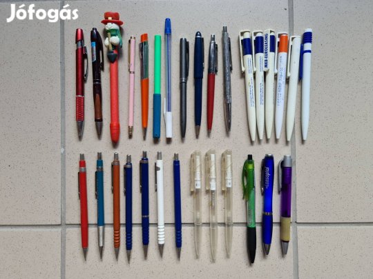 Golyós toll és töltő ceruza gyűjtemény 39 db