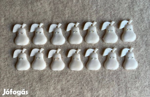 Gomb körte formájú, díszgombok csomag