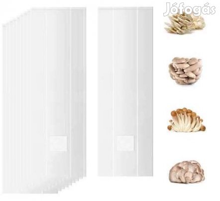 Gombatermesztő Zacskó Steril SzŰrőszeleppel 18x50cm  (4271)