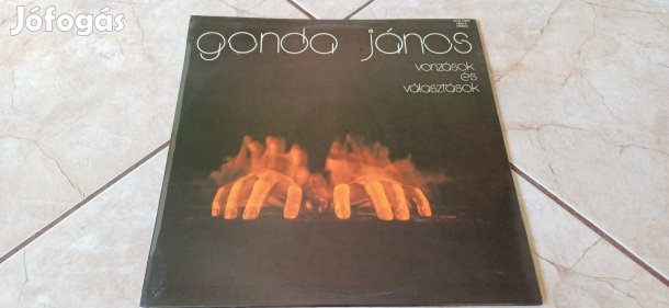 Gonda János bakelit hanglemez