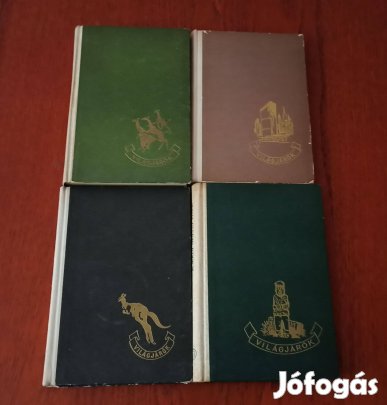 Gondolat Világjáró utikönyv csomag / 4 db könyv