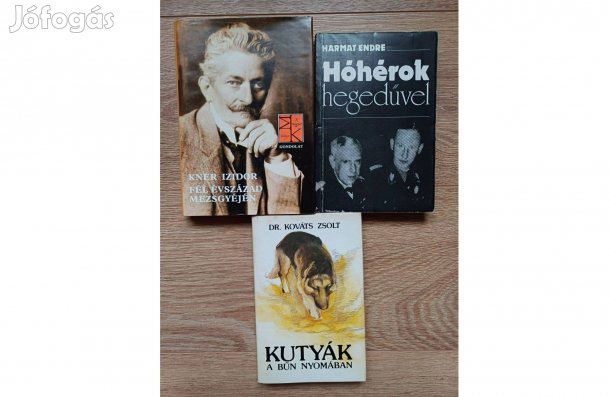 Gondolat kiadó könyvcsomag, 3 db egyben