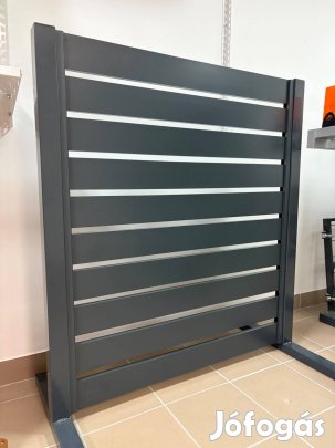 Gondozásmentes antracit alumínium kerítésléc