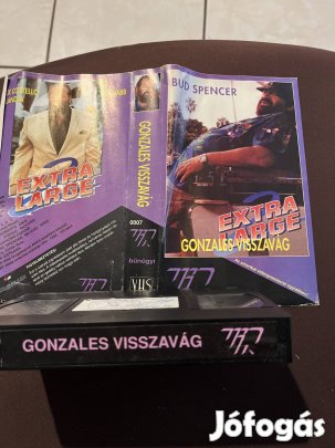 Gonzales visszavág vhs akció Bud Spencer