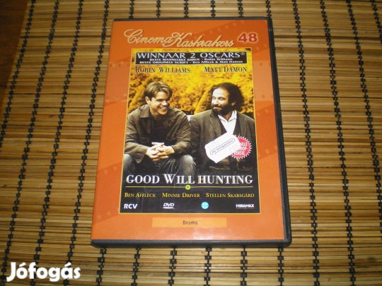 Good Will Hunting DVD nagyon jó állapotban angol nyelven holland