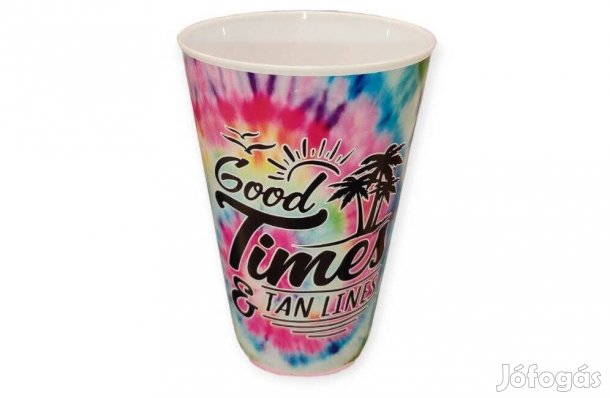 Good times színes műanyag pohár 400ml