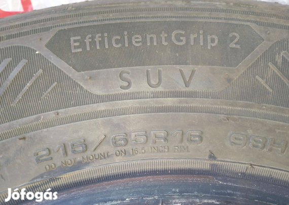 Goodyear Efficientgrip 2 SUV 215/65 R16 nyári eladó