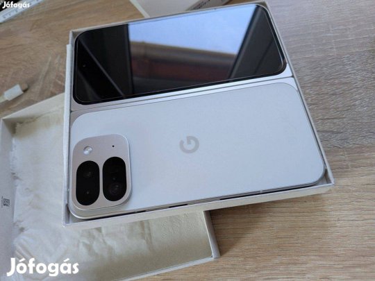 Google Pixel 9 Pro Fold 512GB Fehér porcelan -gyönyörű- Csere is lehet