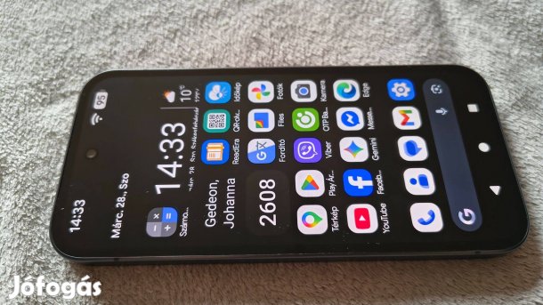 Google Pixel 9a független fekete + ajándék új mobiltelefon