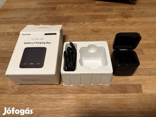Gopro Telesin akkumulátor töltő Hero 9/10 