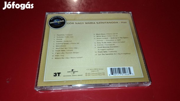 Gór Nagy Mária Színitanoda Hair Rock Musical Cd  2007