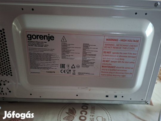 Gorenje mikrohullámú sútő