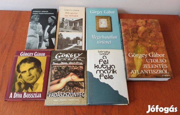 Görgey Gábor könyvcsomag / 7 db könyv