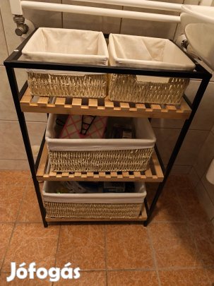 Görgős fürdőszoba polc Kecskeméten eladó