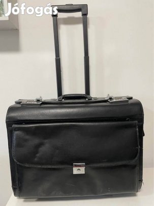 Görgős pilótatáska / Üzleti táska Teleszkópos fogantyúval, sok rekes