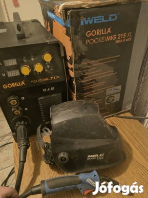 Gorilla Pocketmig 215XL Co hegesztő gép felszerelés 
