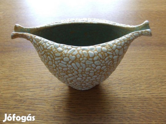 Gorka Géza kerámia repesztett máz