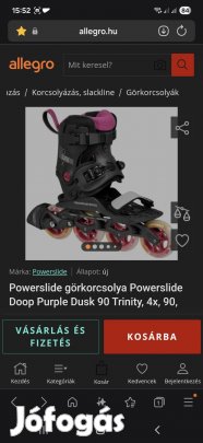 Görkorcsolya Powerslide Dop Purple Dush 90