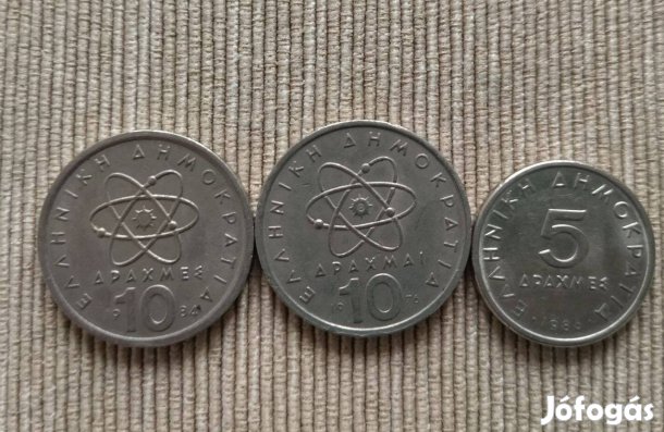 Görög drachma érmék