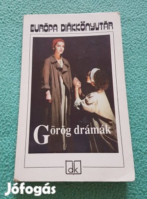 Görög drámák könyv (Európa Diákkönyvtár)
