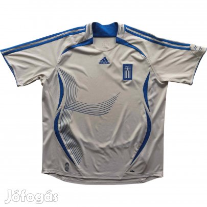 Görögország Görög válogatott 2006-07 Adidas vendég foci mez XL-es