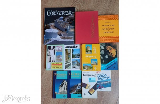 Görögország könyvcsomag, 11 db egyben