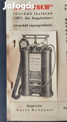 Gosztonyi éstársa irat.1938.Tűz és Légvédelmi Osztálya