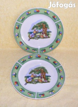 Götz porcelán nyuszis tányér 2 db