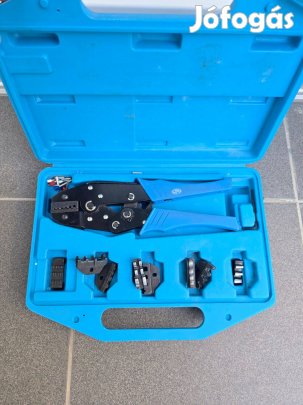 Gph krimpelő fogó készlet cserélhető pofákkal Profi villanyszerelő s