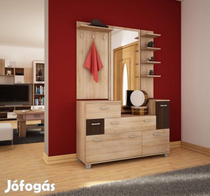 Gra-124 sonoma tölgy előszobafal