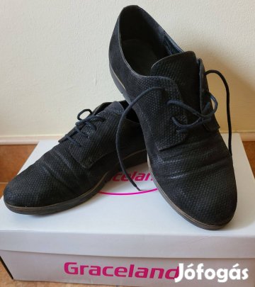 Graceland Deichmann fekete női cipő félcipő 37