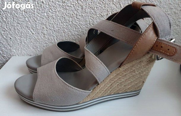 Graceland szürke női telitalpú szandál