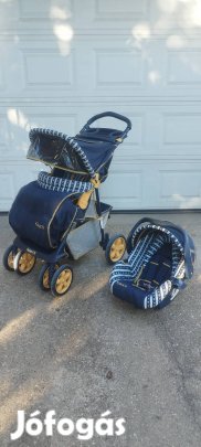 Graco babakocsi, hordozóval újszerű állapotban