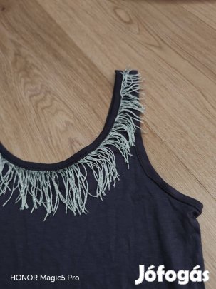 Grafit ezüst rugalmas női ujjatlan S